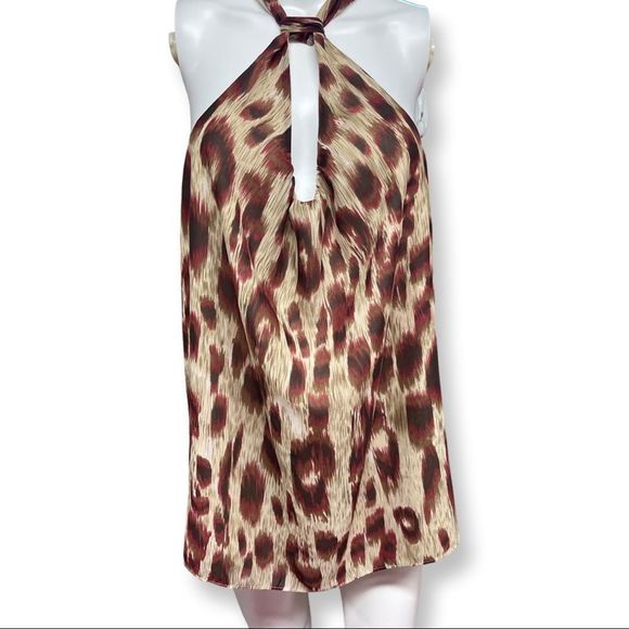 GAP Tops - 3/25.00 GAP Leopard Pattern Halter Style Top. Size: Large